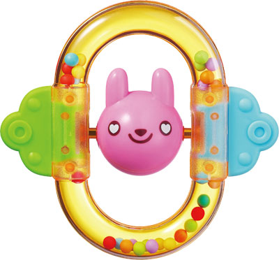Rolling Bunny Rattle