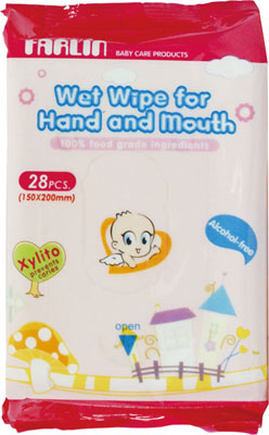 Wet Wipe for hand and mouth